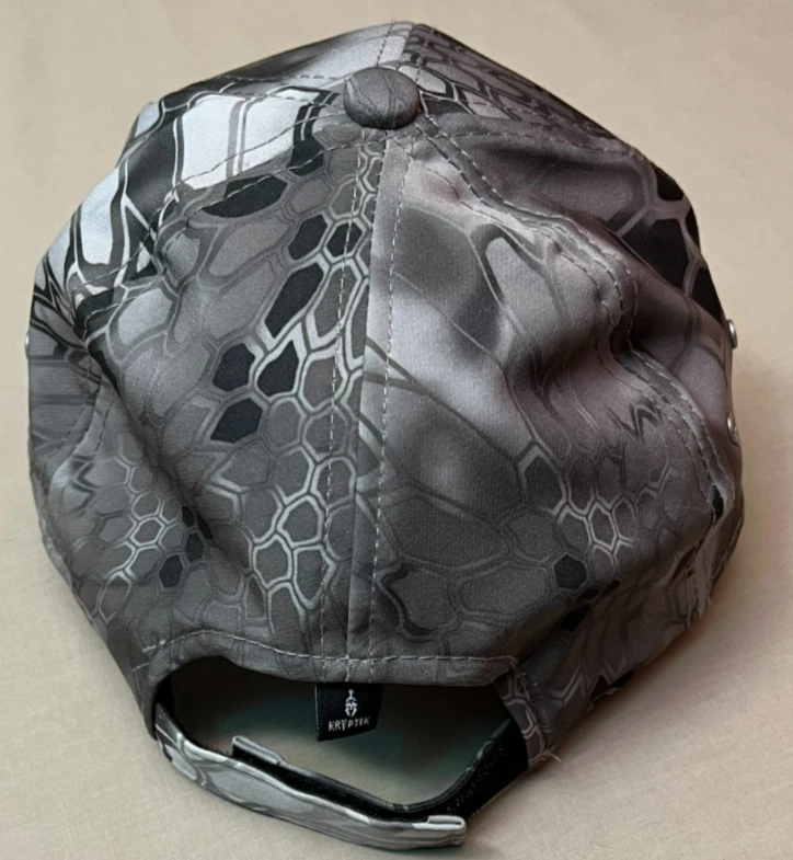 丰田灰色黑色城市迷彩Kryptek钩环可调节成人帽子带徽章 — 第 4/4 张图片