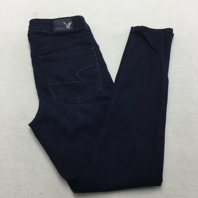 American Eagle Outfitters Jegging Jeans Womens 6 Short Blue Dark Wash High Rise