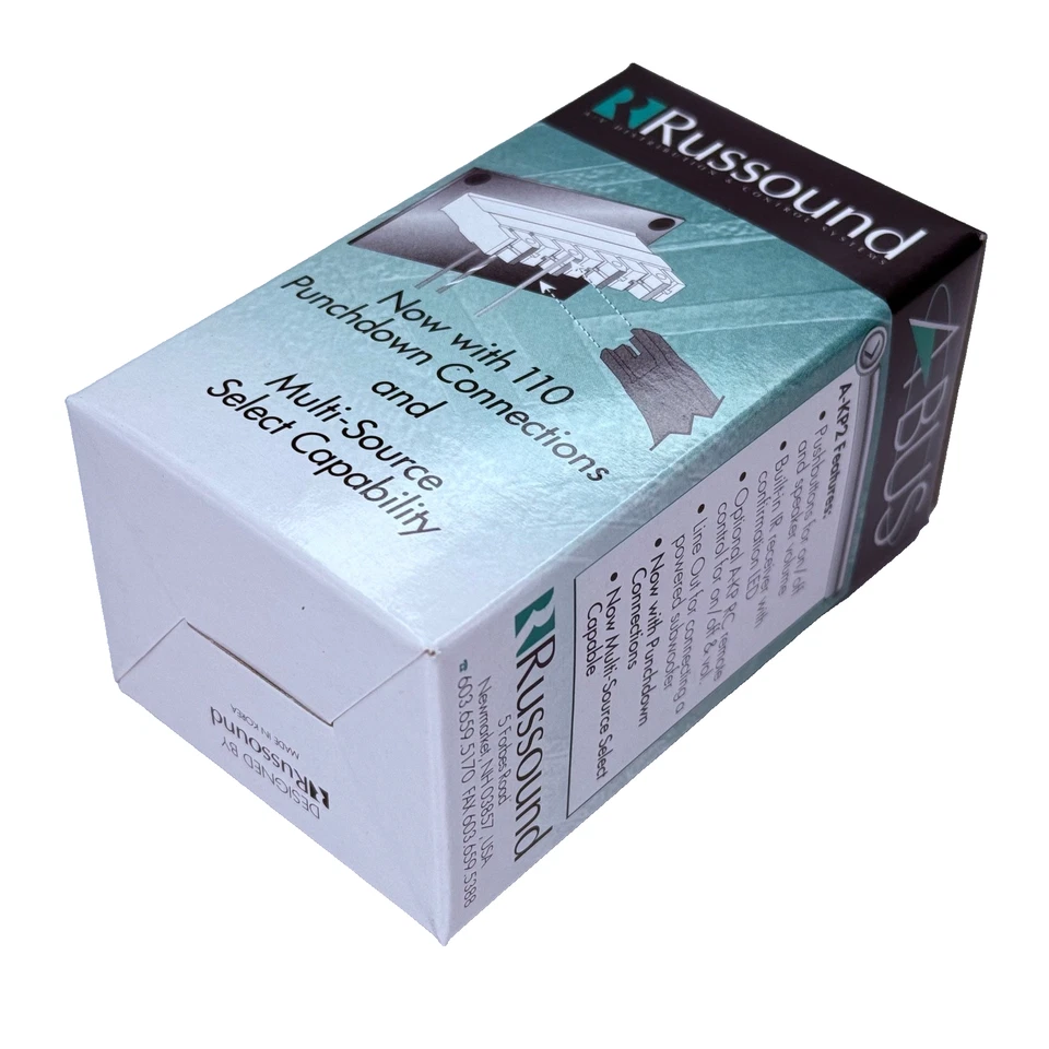 Russound A-KP2 Amplified Module Volume Multi-Source control w/ IR - White - NEW - Image 2 of 2