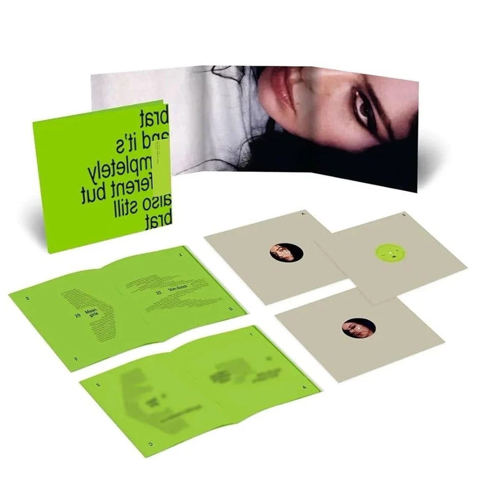 [White Milky Clear Vinyl] Brat and it's completely different but also still brat - Image 4 of 4