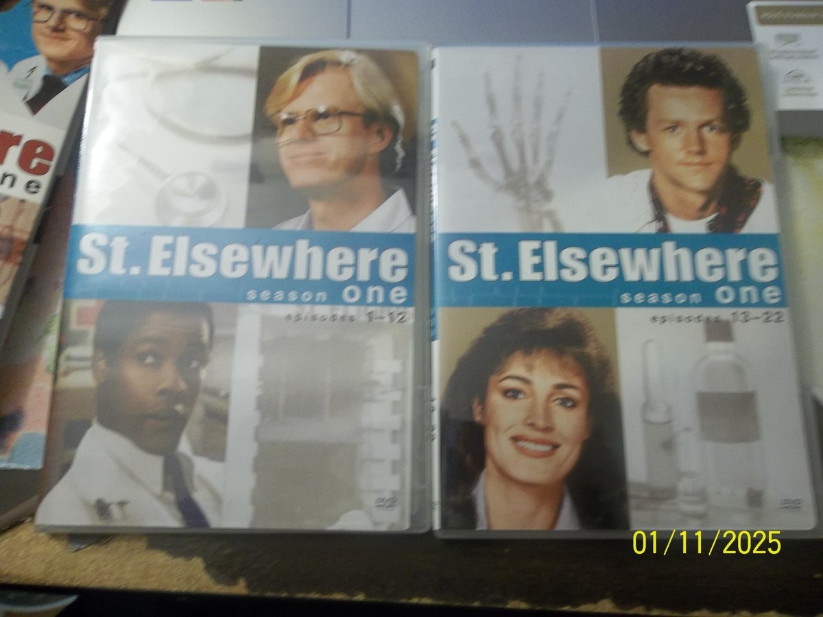 ST. ELSEWHERE~SEASON ONE~1982-1983 4 DISC DVD SET~DENZEL