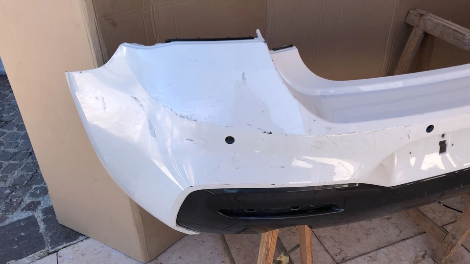 Paraurti POSTERIORE BMW SERIE 1 F20 versione M (2015– 2018) BLU ESTORIL / BIAN - Immagine 3 di 4