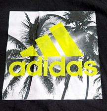 adidas AEROREADY Men  s M Black Crew Neck Short Sleeve Lightweight Graphic Tee