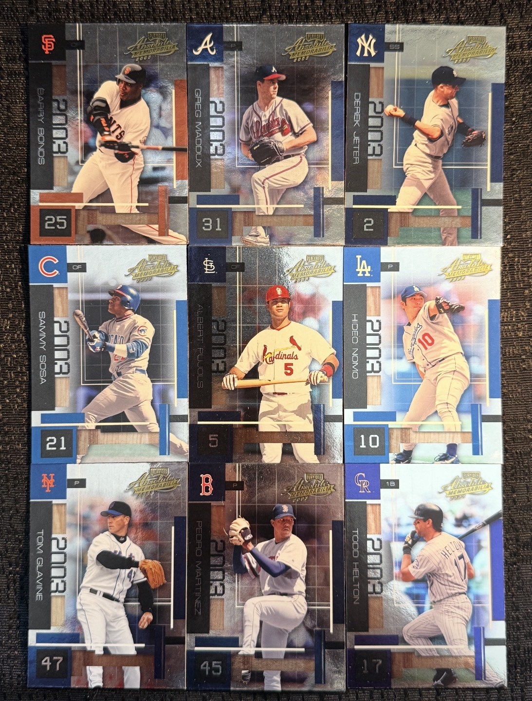 2003 Absolute Memorabilia Baseball Complete Your Set You Pick Card #1-150