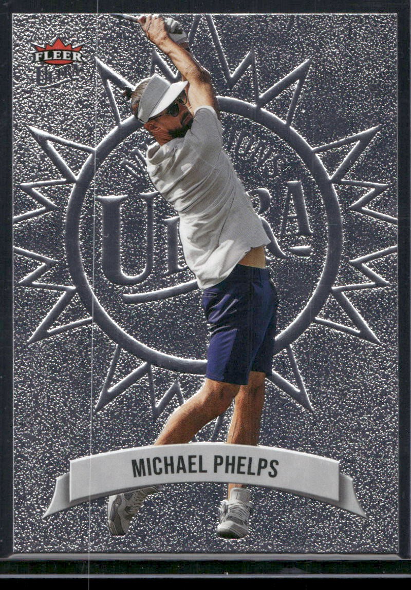 Michael Phelps #M-11 Golf Cards 2026 Fleer Ultra Medallion trading card — raw and PSA graded price guide