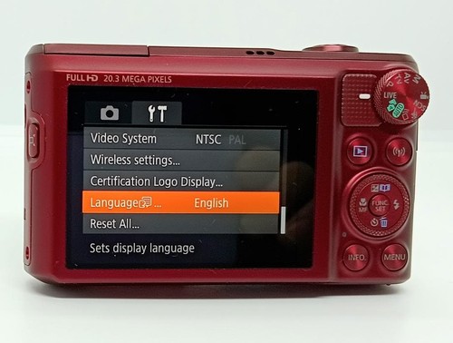 Canon Power Shot SX 720 HS 20.3MP Kompakt Digitalkamera 40x Zoom WLAN Rot - Bild 13 von 19