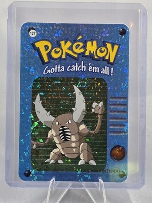 Pinsir #127 -  Vintage Vending Machine Prism Sticker 2000 - Pokemon Card