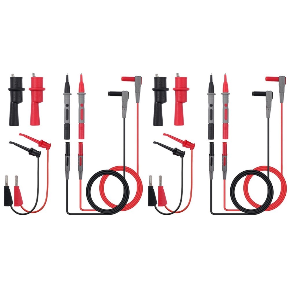 2 Pack Multimeter Test Lead Kit Leads Set Clips Testing