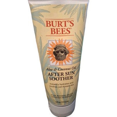 Burt's Bees Aloe & Coconut After Sun Soother. Hydrates And Soothes Sunburns. 6oz