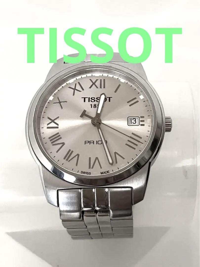 TISSOT ティソ PR100 T049410 B メンズ 腕時計 TISSOT PR100 Silver T049410B Mens Wristwatch Made in