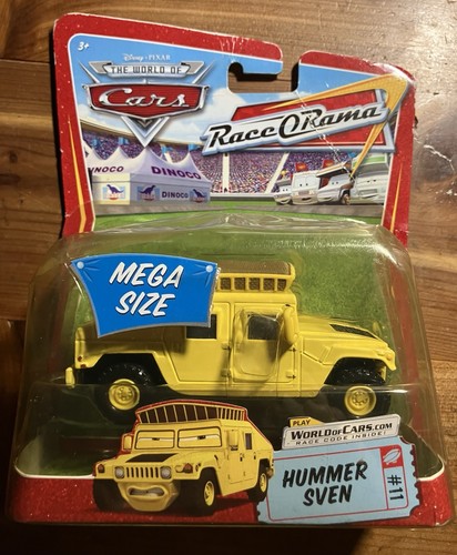 Disney Pixar World Of Cars Race O Rama Mega Größe #11 Hummer Sven Neu Originalverpackt