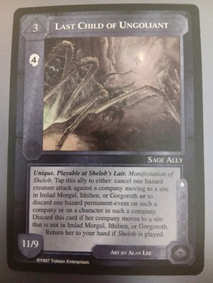 LAST CHILD OF UNGOLIANT - Meccg - Middle Earth CCG - Lidless Eye