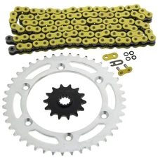 1990-1993 fits Suzuki Dr350S Dr 350 S Yellow O Ring Chain & Sprocket 14/43 110L