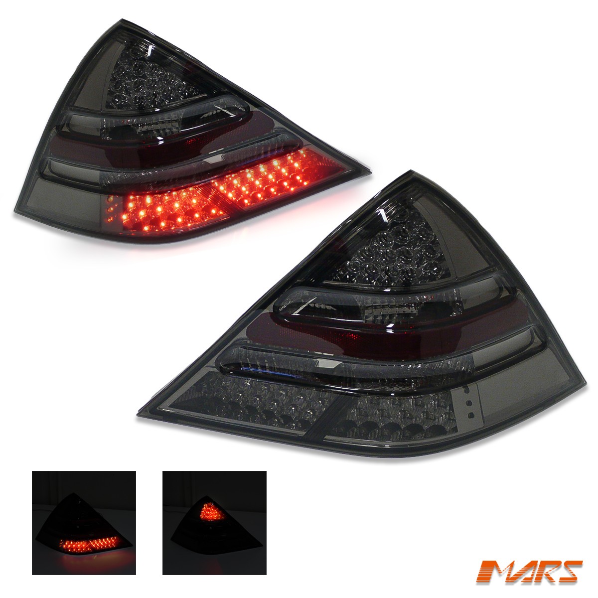 Smoked LED Tail Lights for Mercedes-Benz SLK R170 SLK230 SLK320