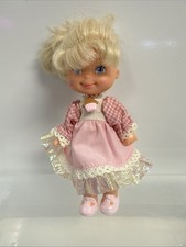 Rare Vintage 1988 MATTEL CHERRY MERRY MUFFIN Doll Pink Outfit Cupcake Blonde