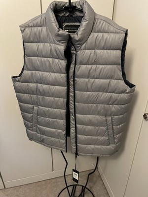 HERREN STEPPWESTE von CROSSFIELD - Silbergrau GR.58  ÄRMELLOS  NEU!