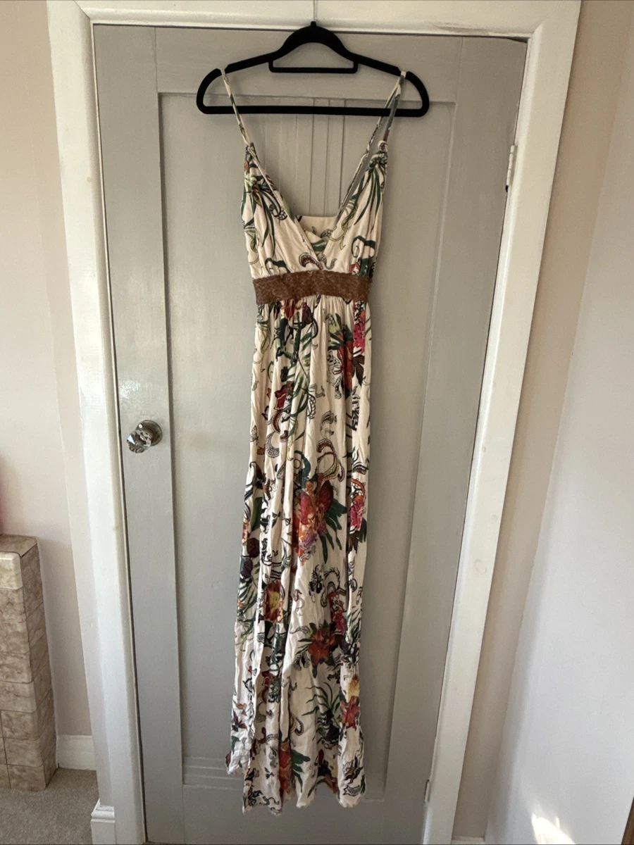 firetrap maxi dress Kim Red Strapless Ruffle Maxi Dress - 8