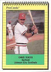 1991 Johnson City Cardinals ProCards #3992 Chris Vlasis Charlottesville Virginia - Bild 1 von 2