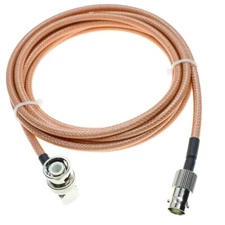 BNC Male Right Angle to BNC Female Connector RF Lot RF Pigtail Coax RG142 Cable