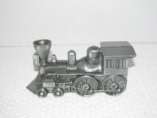 Die Cast Metal "General" Silver Color Locomotive Train Coin Bank Banthrico 1974 - Picture 4 of 6