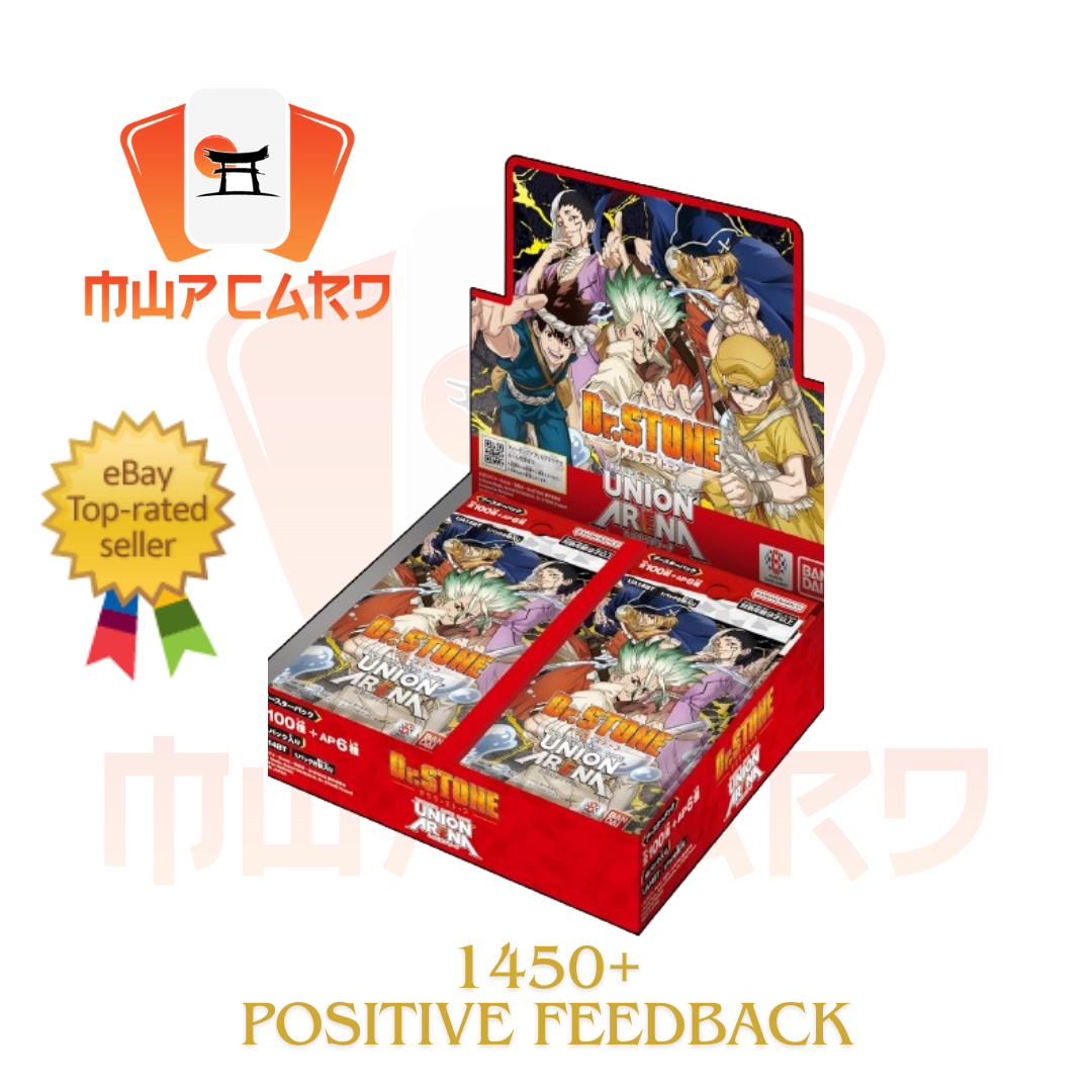 Union Arena Dr. Stone UA14BT Card Box Booster Pack Bandai