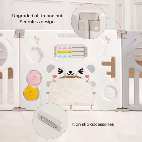 10/14/18 Stk Laufgitter Baby Laufstall Faltbar DIY Absperrgitter Krabbelgitter - Bild 6 von 59