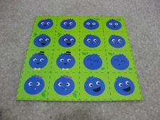 Blueberry Cherrios Memory Match Card Game General Mills Box Cereal Blueberries