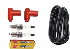 2x Spark Plug CAP +wires for Yamaha Banshee 350 YFZ350 1987-2006 Atv