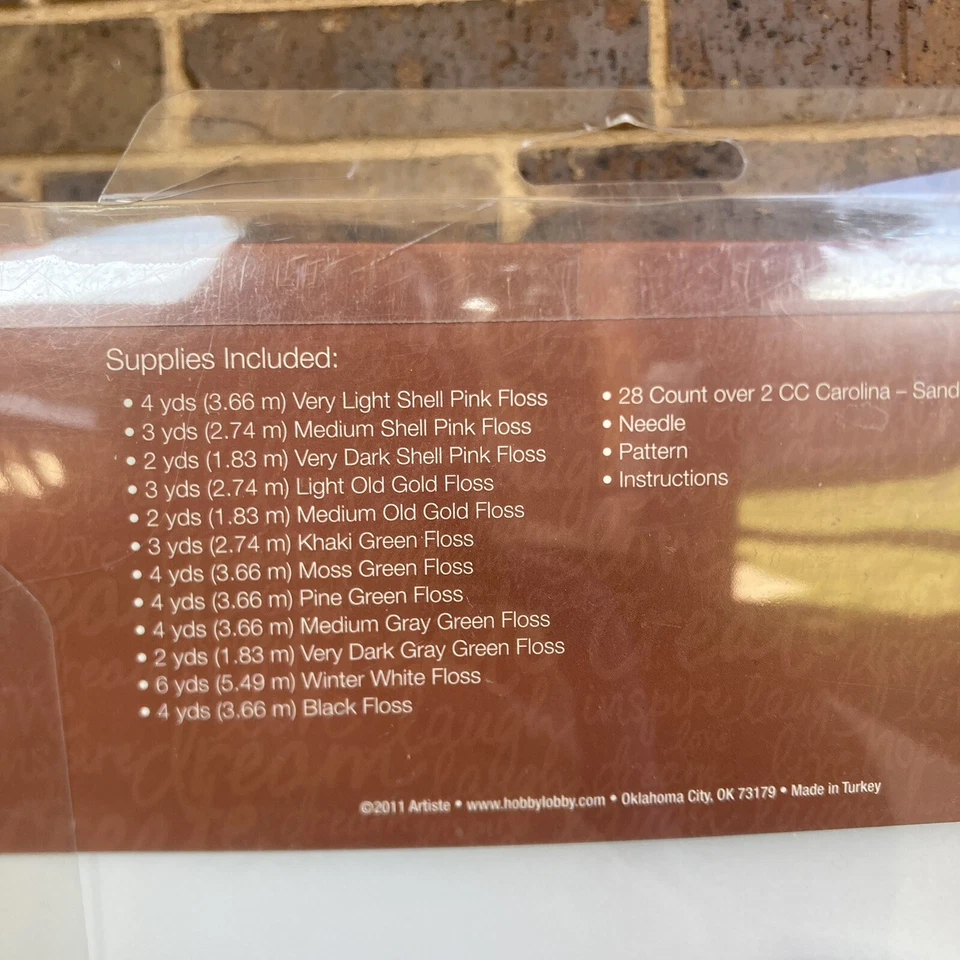 Zweigart Artiste BLESS THIS HOME Counted Cross Stitch Embroidery kit Foto 4 de 4