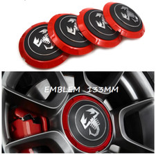 133mm X4 Alloy Wheel Centre Hub Cap For Fiat 500 Abarth 04726184aa 53106013 869