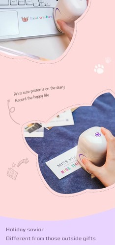 Handheld Mini Intelligent Color Printer Bluetooth Connection Label Printer - Picture 11 of 16