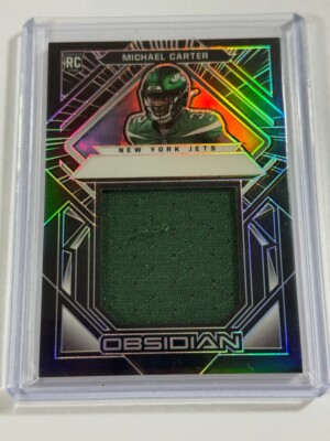 2021 Panini Obsidian Rookie Eruption /100 Michael Carter #RE-MC Rookie RC