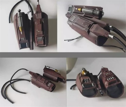 Star Wars The Mandalorian Body Armor Traje FRP Casco Boba Fett Disfraz Juegos con disfraces - Imagen 12 de 23