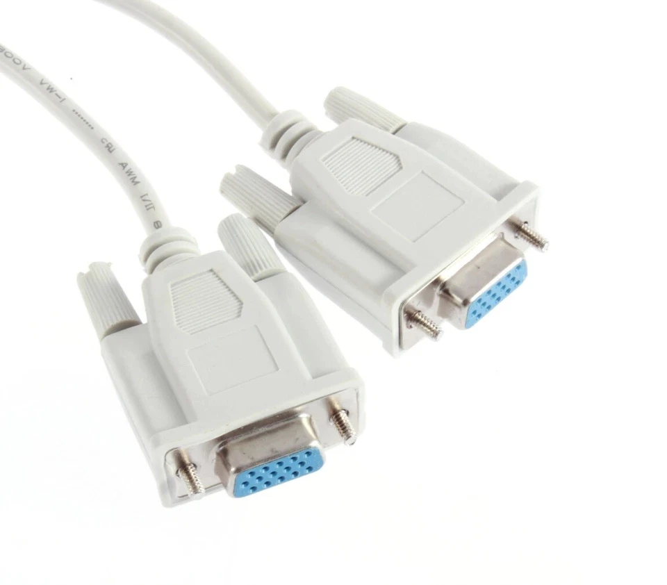 VGA to VGA 1Male VGA to 2Femlae VGA Splitter Cable 2Way VGA SVGA Monitor Adapter - Image 3 of 4