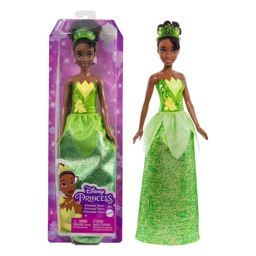 Poupée Tiana Disney Princesses 29 cm avec finitions premium et robe étincelante
