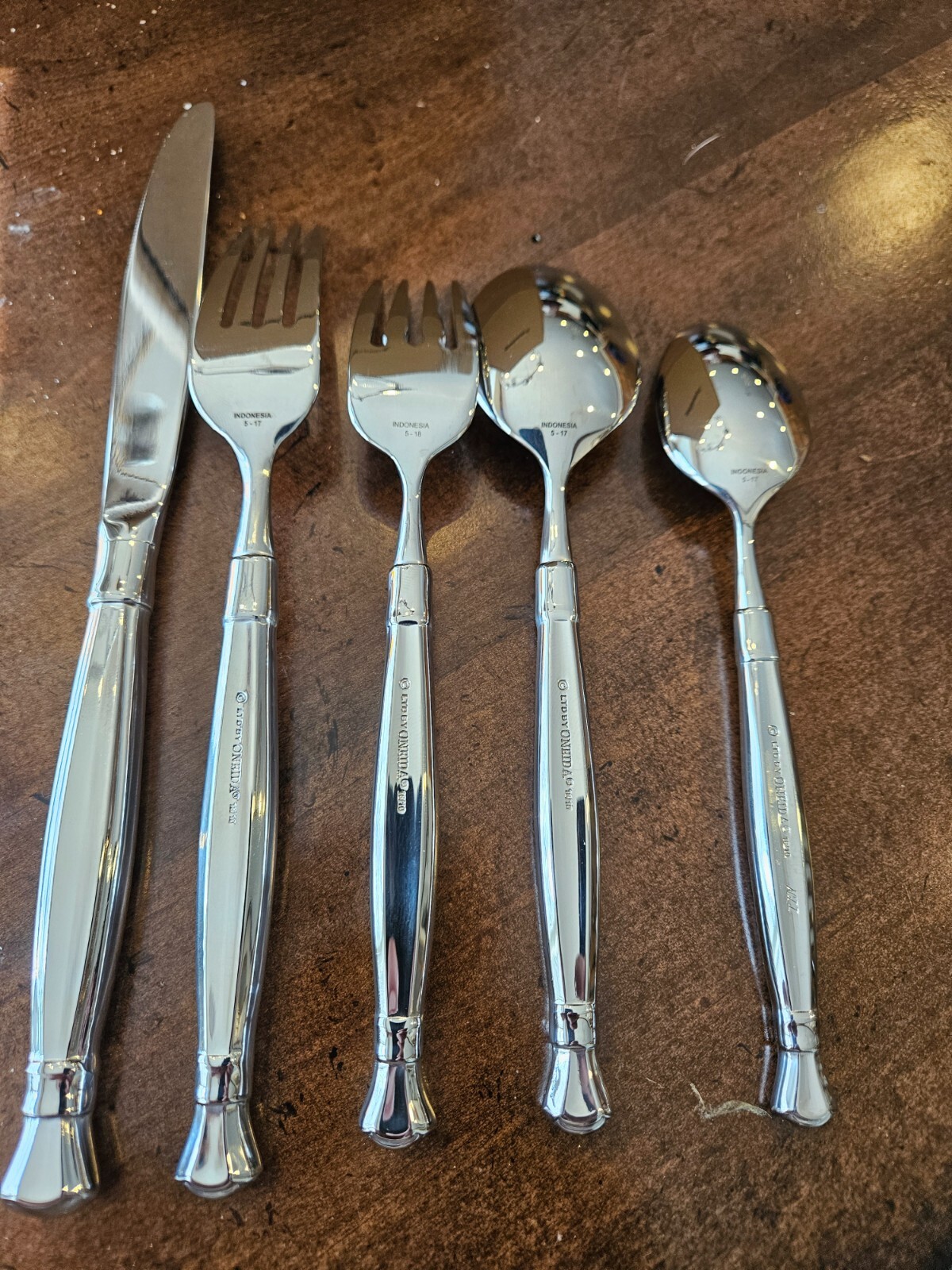 oneida stainless flatware act 1 5pc. Place setting eBay