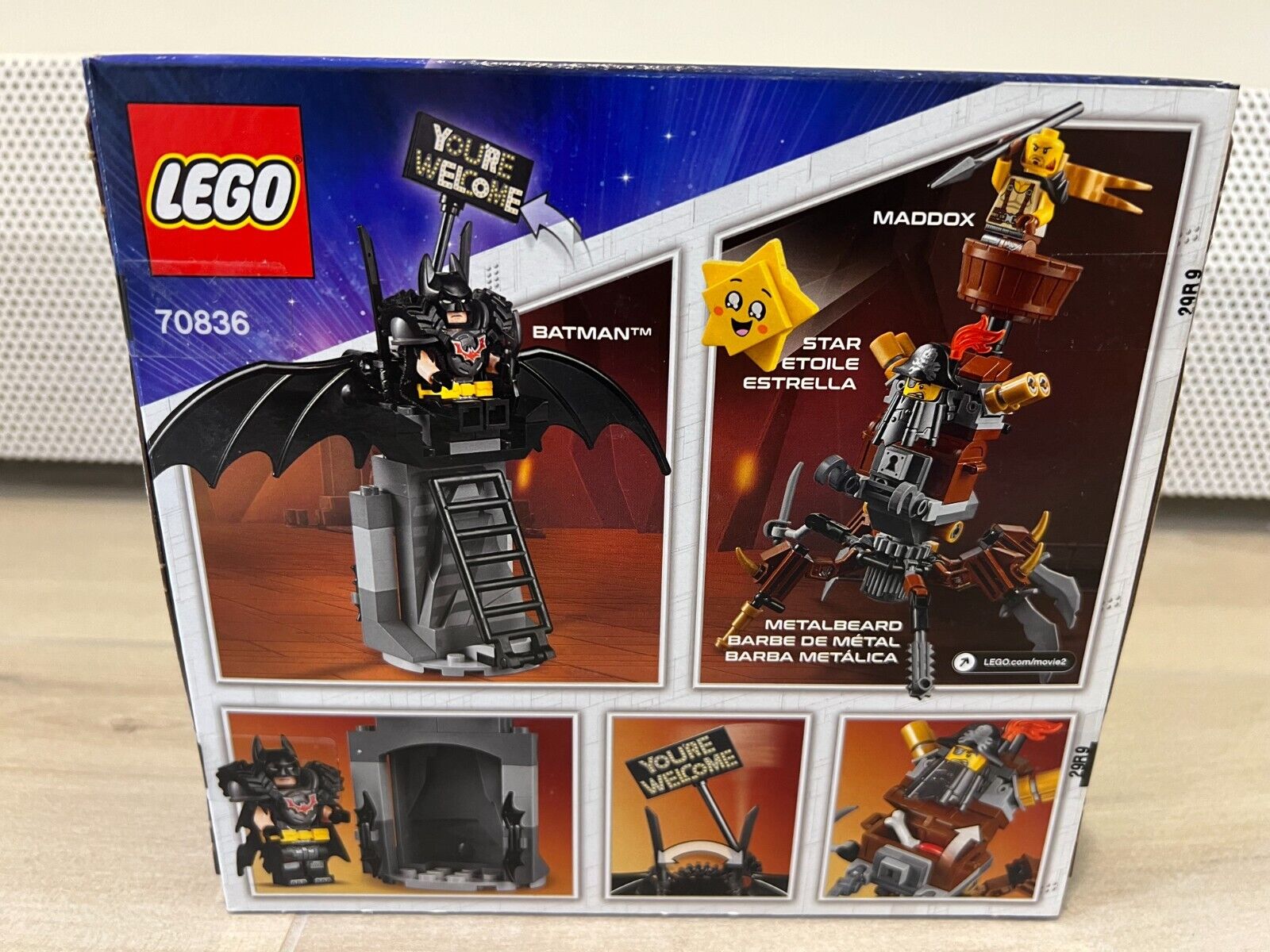 Lego Batman 70836 Battle Ready Tire Armor The LEGO Movie 2 Minifigure