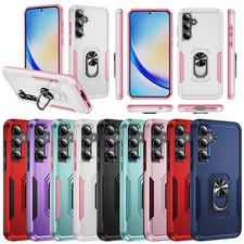 Magnetic Ring Kickstand Shockproof Case For Samsung Galaxy A06 A16 A15 A35 A36