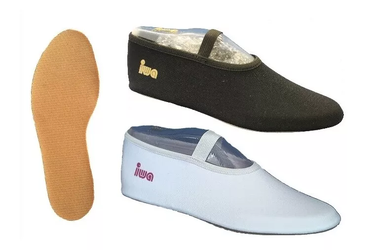 IWA 250 Trampolinschuh Gymnastikschuh aus Baumwolle F wei