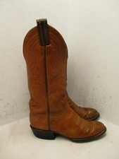 Tony Lama Vintage Brown Leather Women's Boots Size 5.5 B