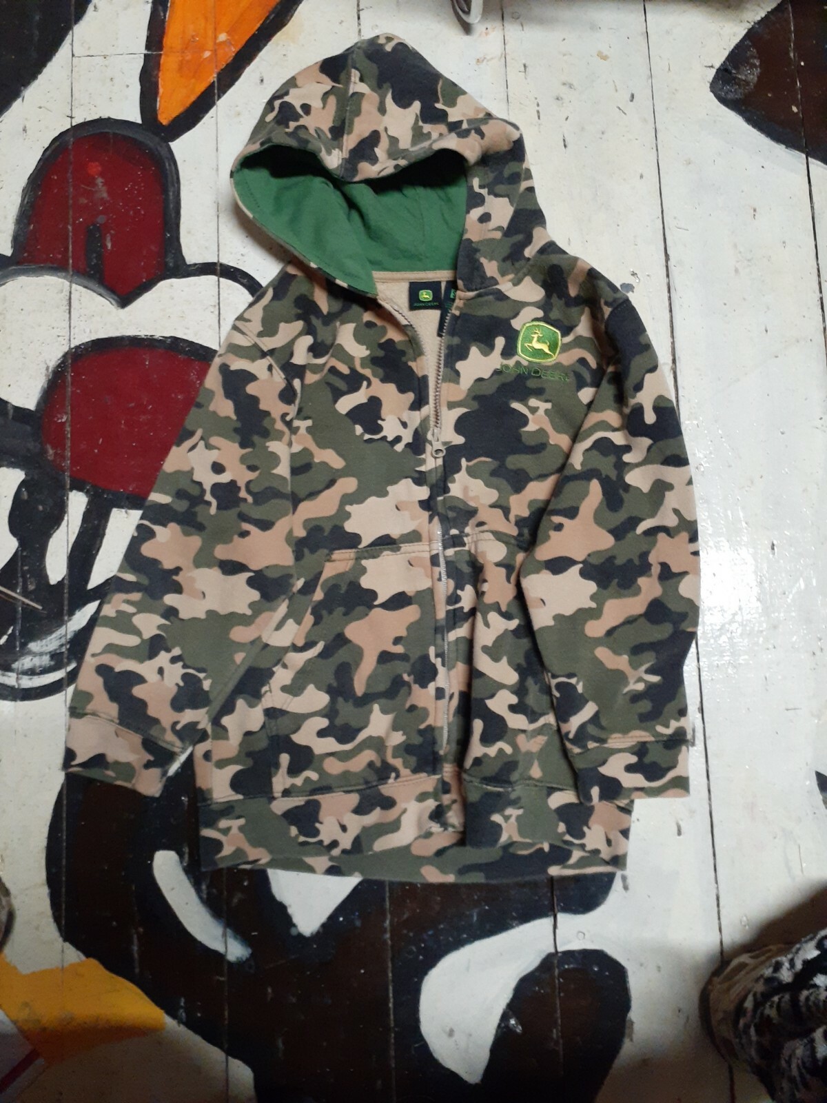 Kid's JOHN DEERE Fleece JACKET Size 