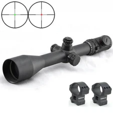 Visionking 6-25x56 Side Focus Mil-dot 1000m Rifle Scope .50 Cal w/ Mount Rings