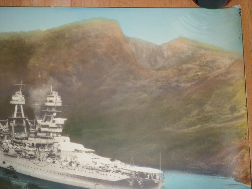 1930 yrs. ORIGINAL PHOTOGRAPH of: U.S.S. ARIZONA BATTLESHIP IN THE PANAMA CANAL - Picture 7 of 10