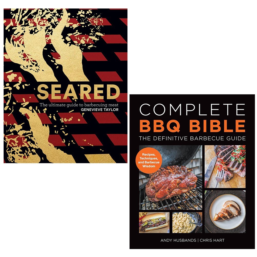 Seared Genevieve Taylor HB ,Complete BBQ BIBLE Definitive Barbecue Guide 2 Books