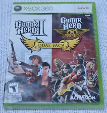 🎸 Guitar Hero II Aerosmith Dual Pack Microsoft Xbox 360 🔥SEALED NIB NIP NOS 🤘