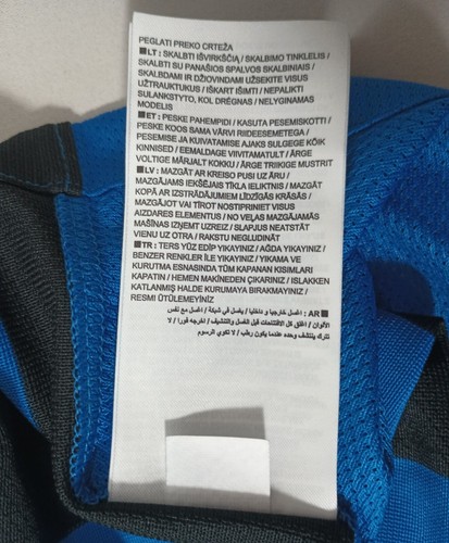 Nike NEW Youth Medium Unisex Sample Jersey Dynamic Fit Blue Black Striped - Bild 16 von 17