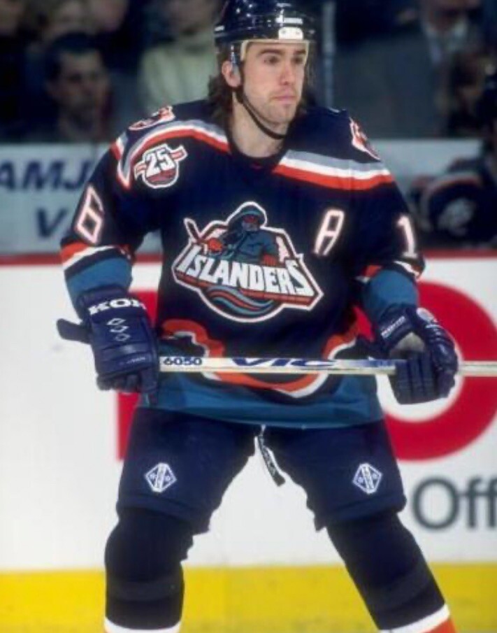 Ziggy Palffy Authentic New York Islanders Fisherman Jersey CCM 54