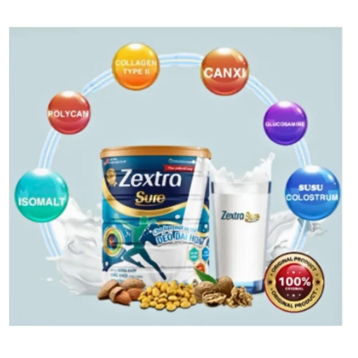 Zextra Sure Milk Powder 400gram for Knee, Back Pain