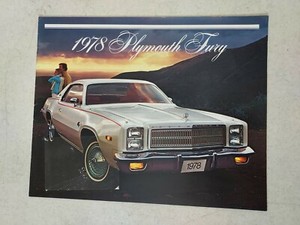 1978 Plymouth Fury Sport Salon Suburban Sedan Dealer Brochure Book 8" x 10"