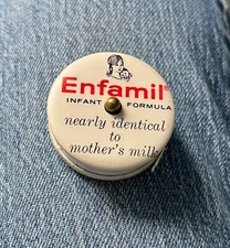 Vintage Enfamil Baby Formula Advertising On Both Sides 1 1/2" Cello Tape Measure